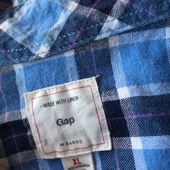 ☕️ Gap Linen Buttondown, XL - Picture 2 of 5